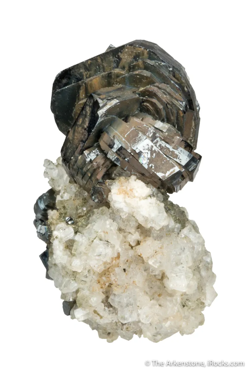 Hematite Rose on Adularia - image 4