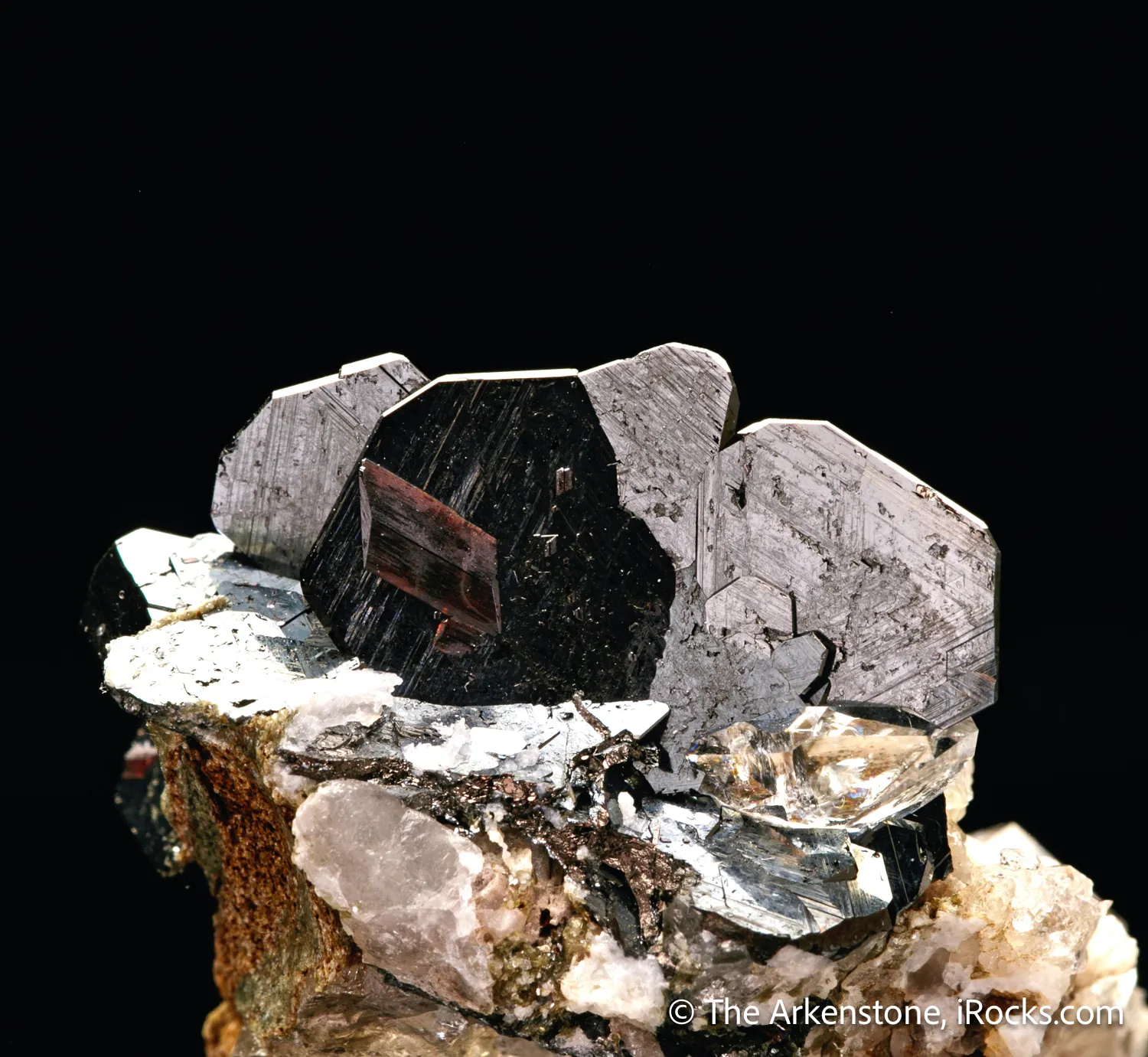 Hematite & Rutile in Quartz - image 5