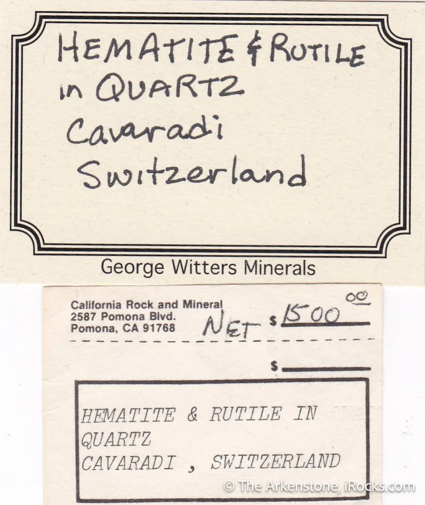 Hematite & Rutile in Quartz - image 7
