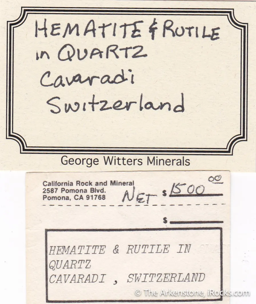 Hematite & Rutile in Quartz - image 7