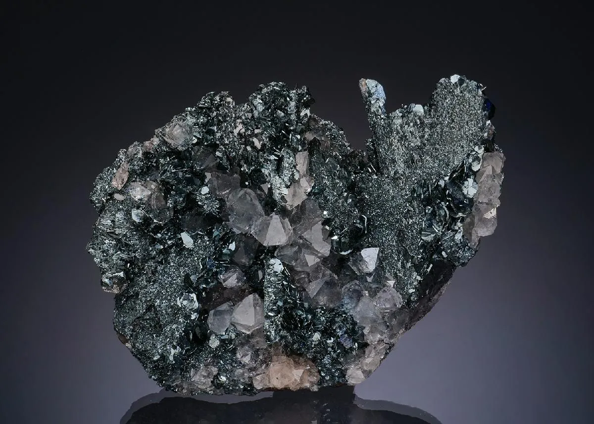 Hematite (SPECULARITE) with Quartz - image 1