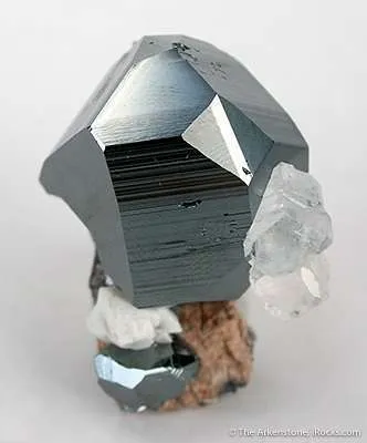 Hematite (Twinned) With Calcite - image 2