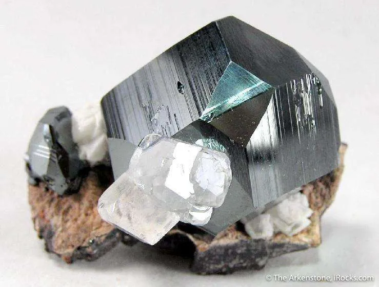 Hematite (Twinned) With Calcite image