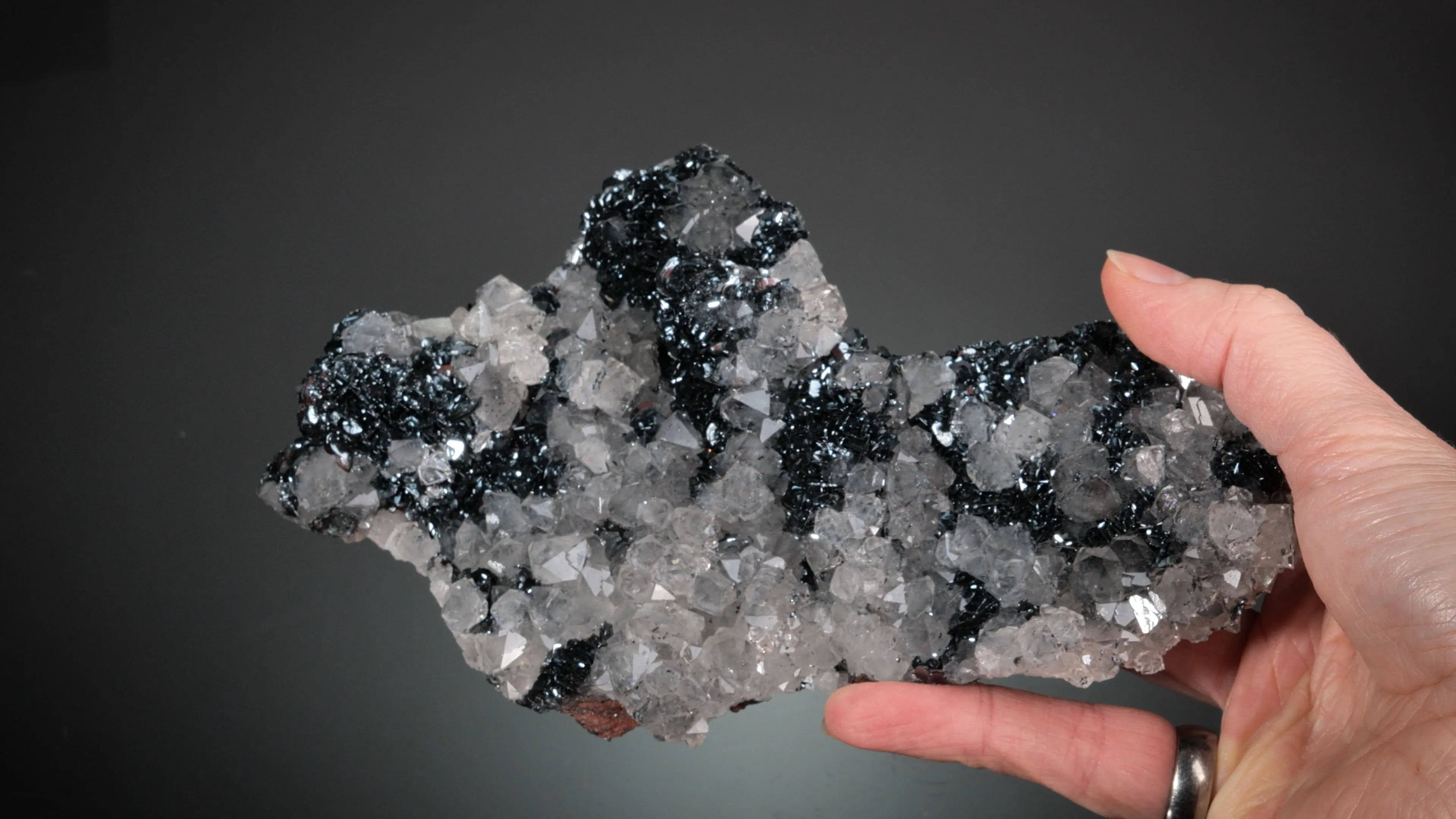 Hematite Var. SPECULARITE with Quartz - image 2