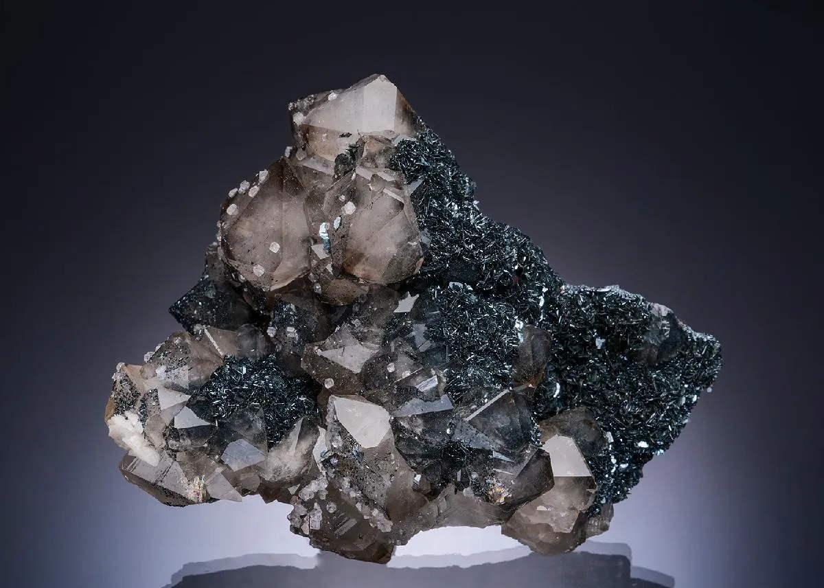 Hematite Var. SPECULARITE with Quartz - image 1