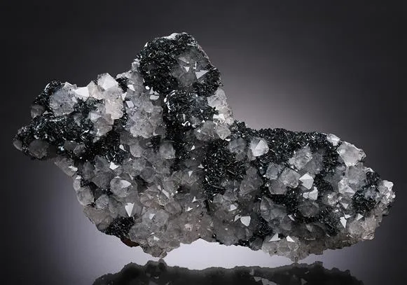 Hematite Var. SPECULARITE with Quartz - image 1