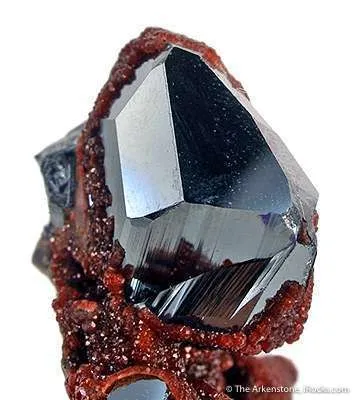 Hematite With Andradite Garnet image