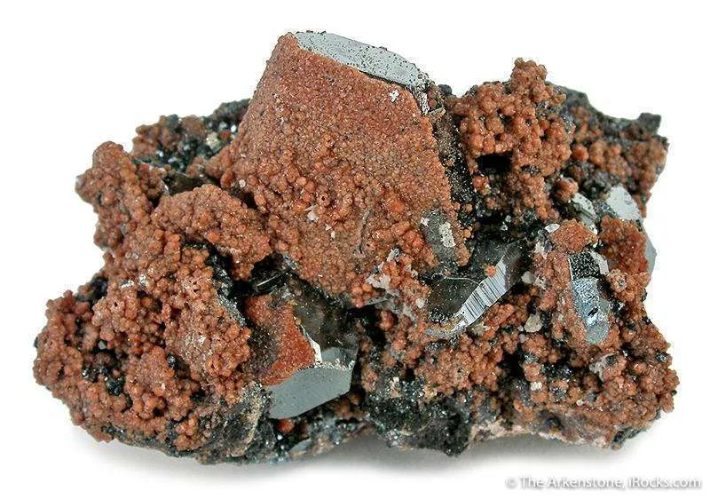 Hematite With Andradite Garnet - image 2