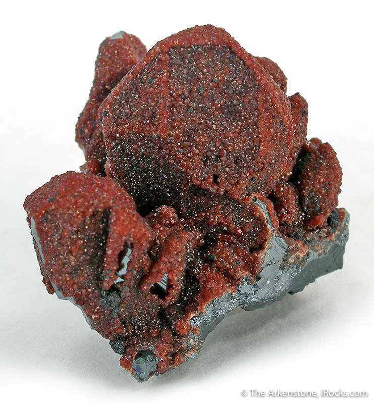Hematite With Andradite Garnet image