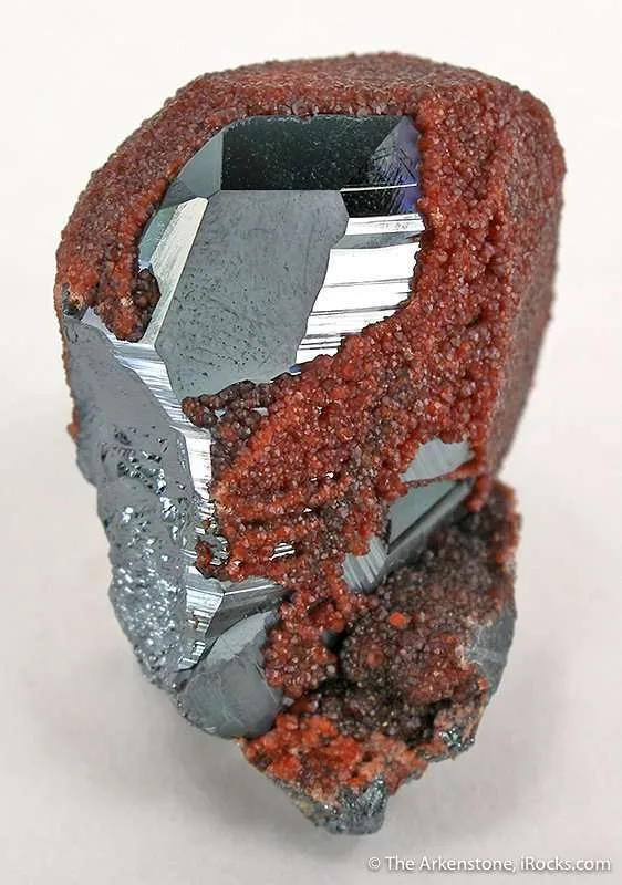 Hematite With Andradite Garnet "Veil" - image 2