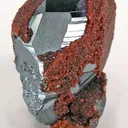 Hematite With Andradite Garnet "Veil" - image 2
