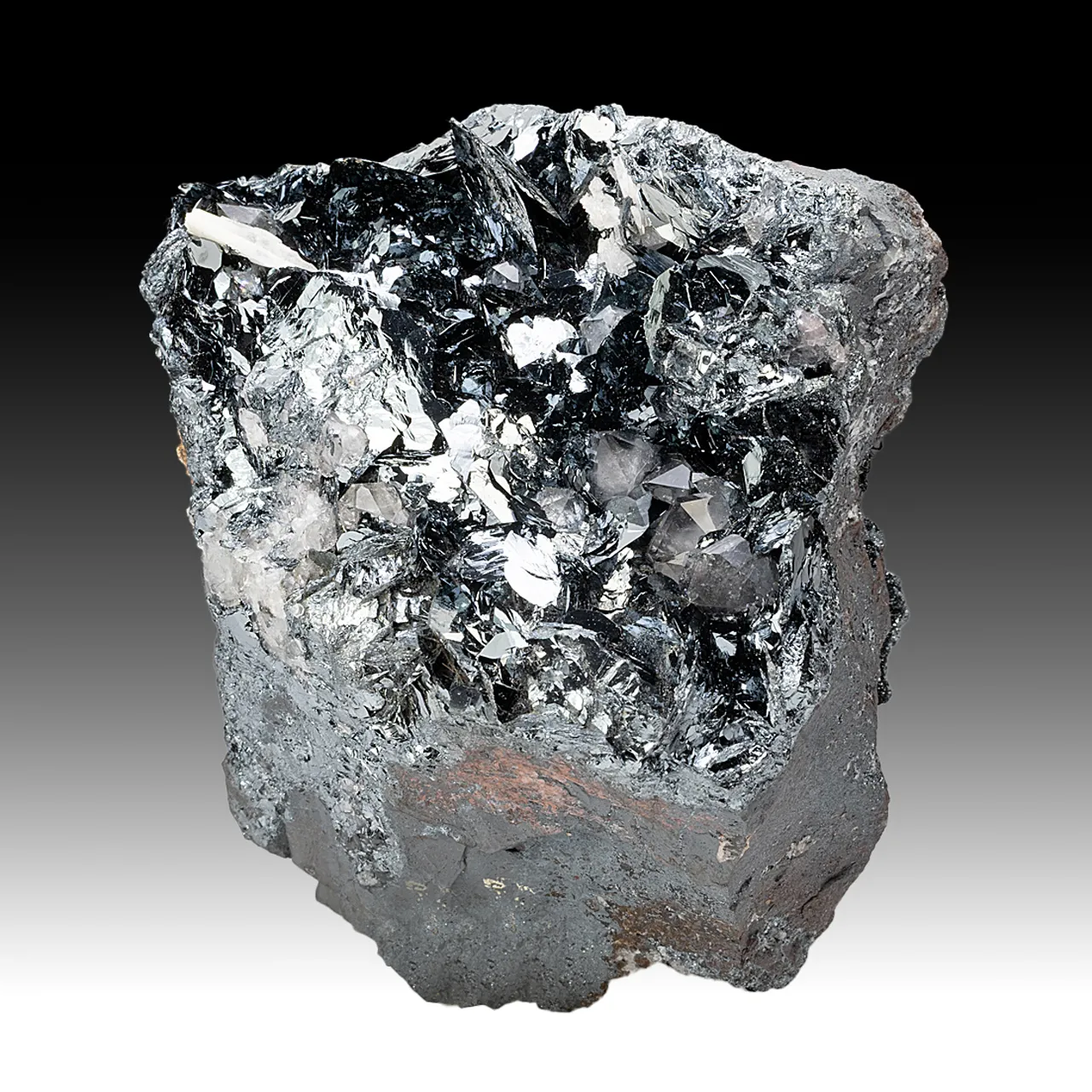 Hematite with Barite, Quartz - image 1