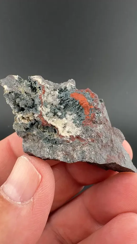 Hematite with Calcite image