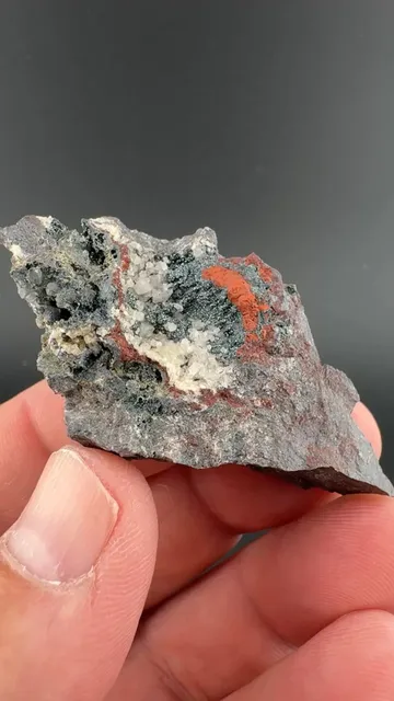 Hematite with Calcite