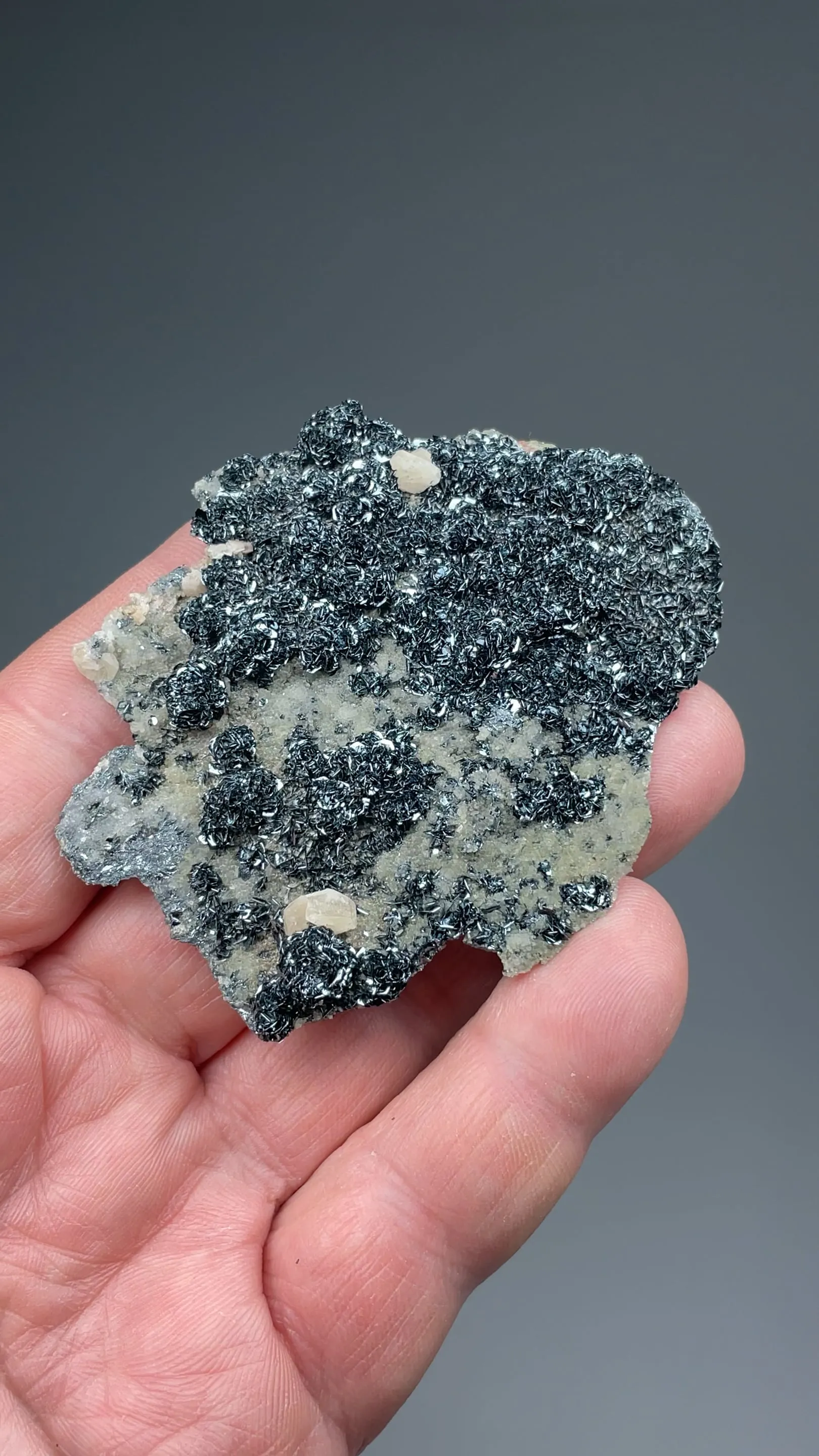 Hematite with Calcite - image 2