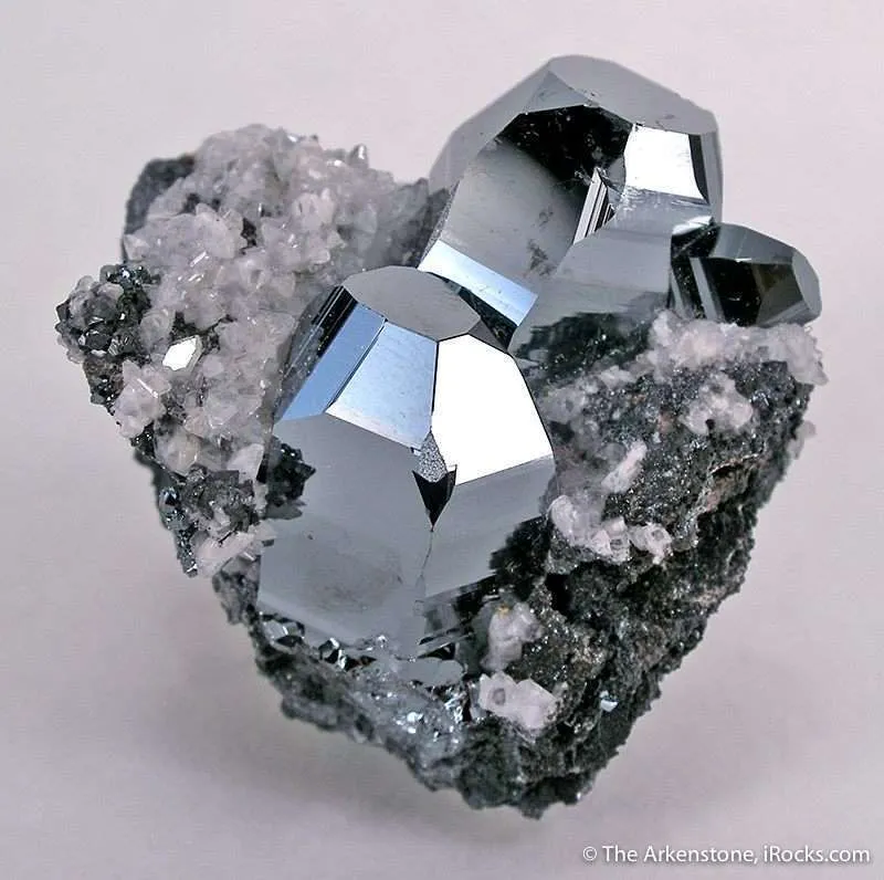 Hematite With Calcite image