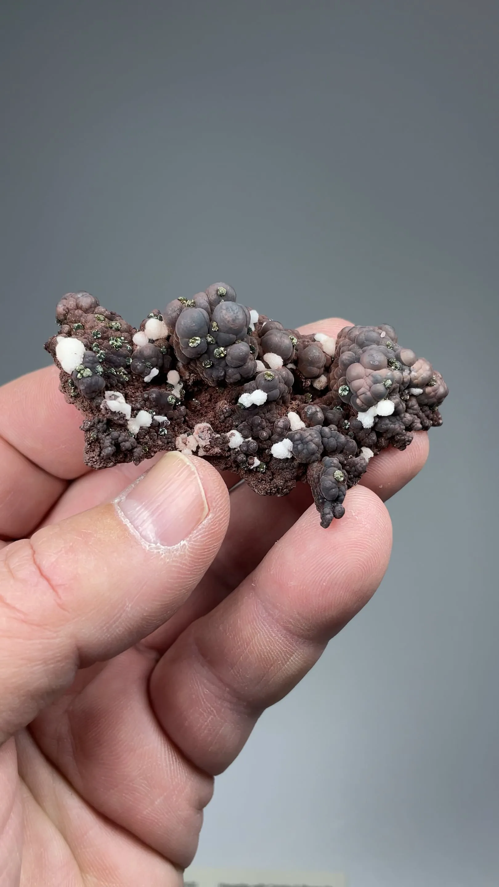 Hematite with Calcite, Marcasite - image 2