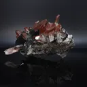 Hematite with Iron Stained Quartz Crystals - image 2