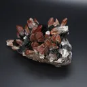 Hematite with Iron Stained Quartz Crystals - image 3