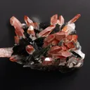Hematite with Iron Stained Quartz Crystals - image 1