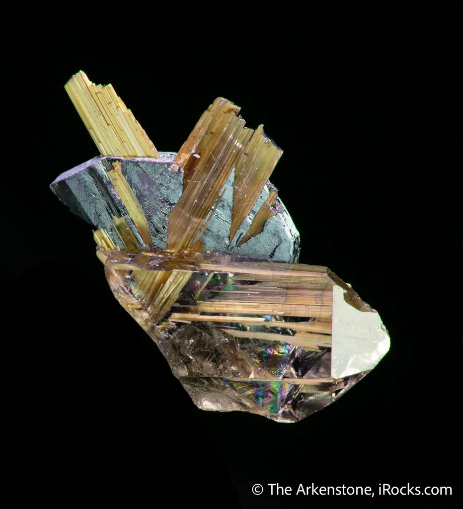 Hematite with Rutile and Quartz - image 4