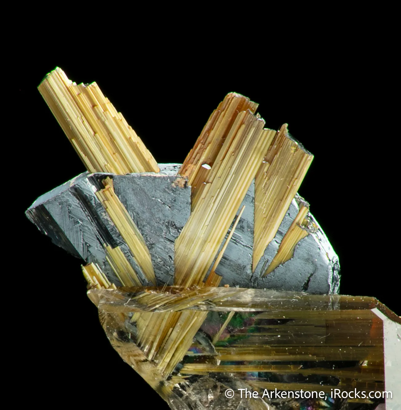 Hematite with Rutile and Quartz - image 5