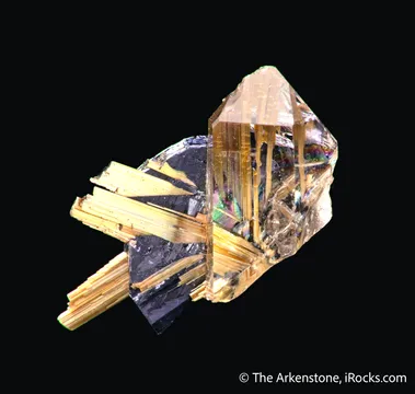 Hematite with Rutile and Quartz