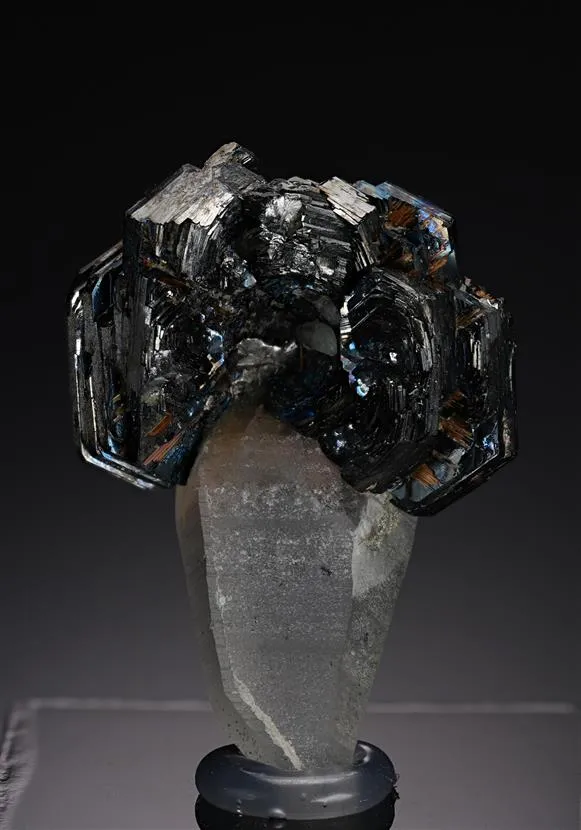 Hematite with Rutile on Quartz image