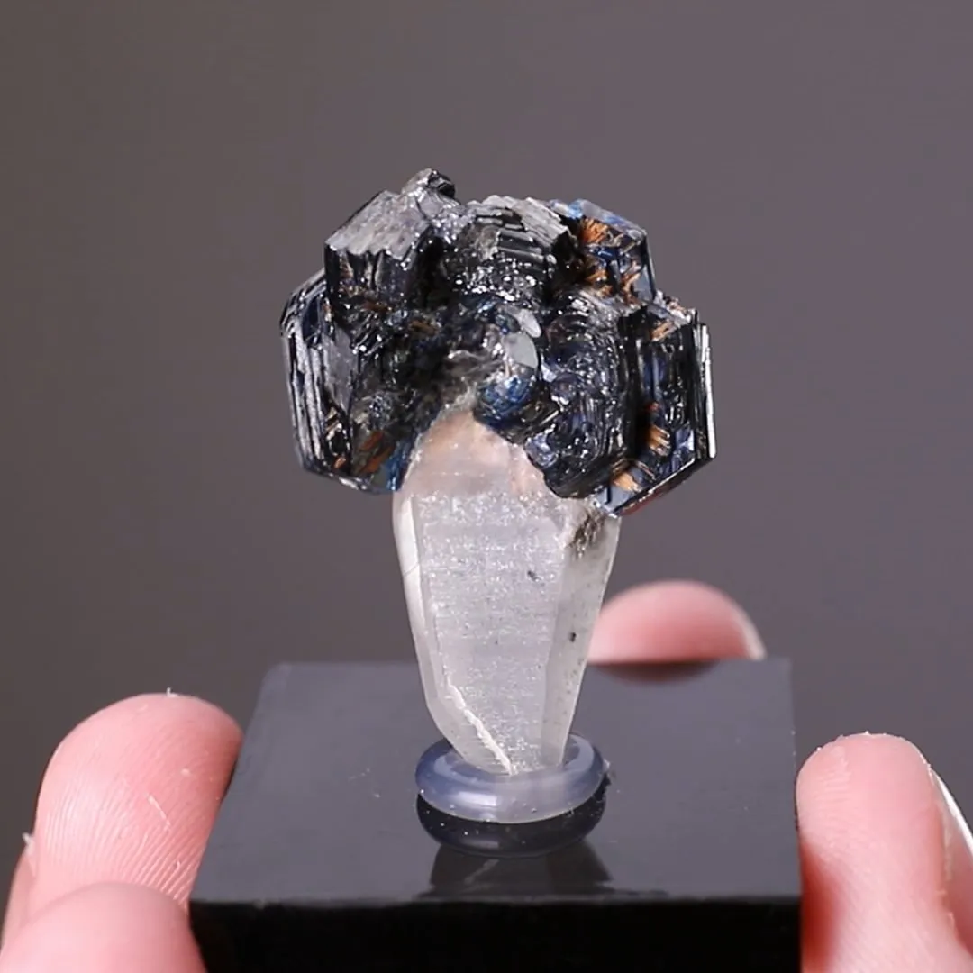 Hematite with Rutile on Quartz - image 2