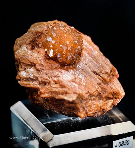 Hematoid Quartz on Gypsum - image 2