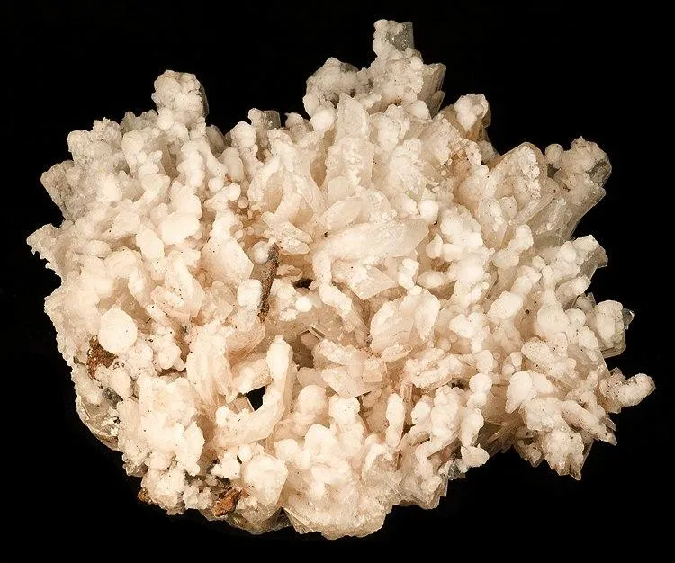 Hemimorphite, Calcite image