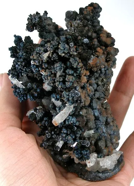 Hemimorphite, Goethite image