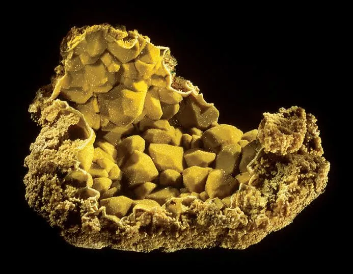 Hemimorphite, Greenockite, Calcite - image 1