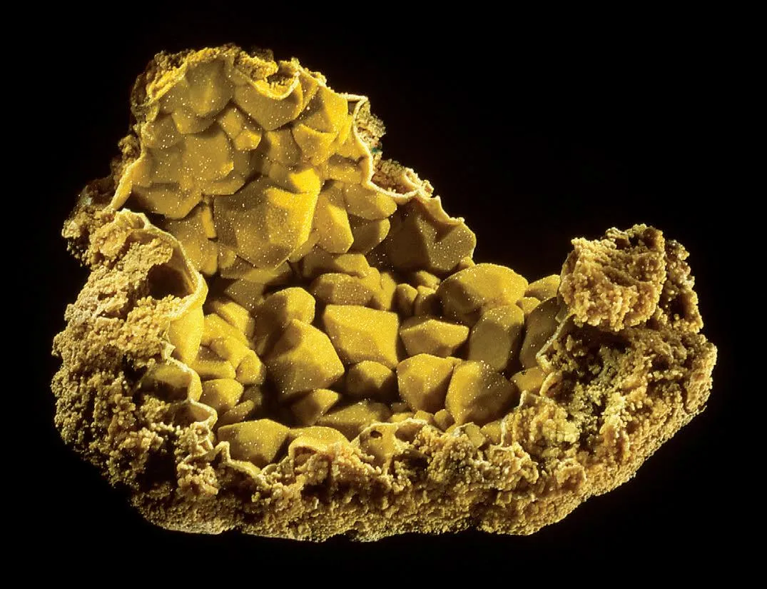 Hemimorphite, Greenockite, Calcite - image 1