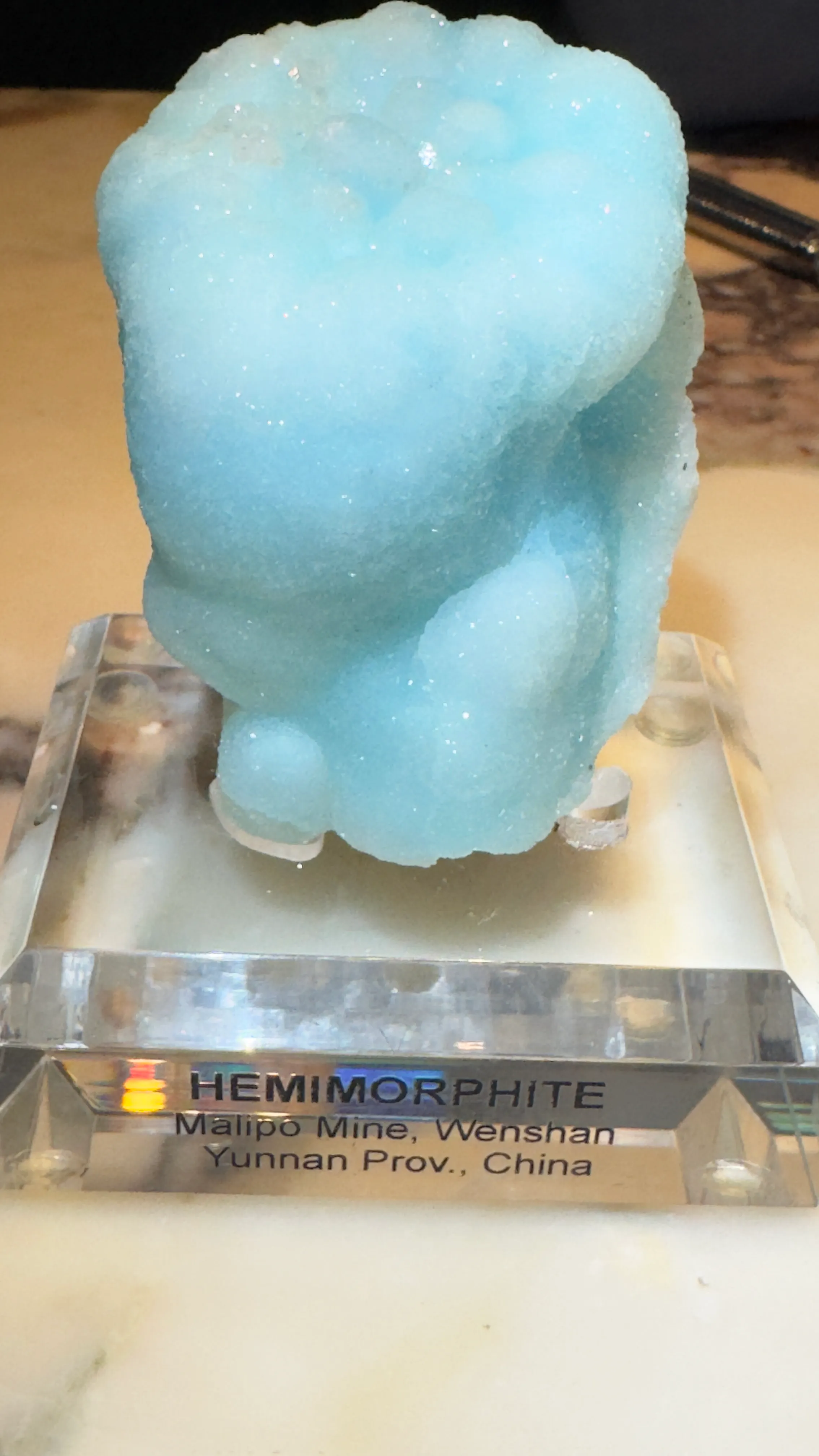 Hemimorphite Malipo Mine , Wensnan - image 1