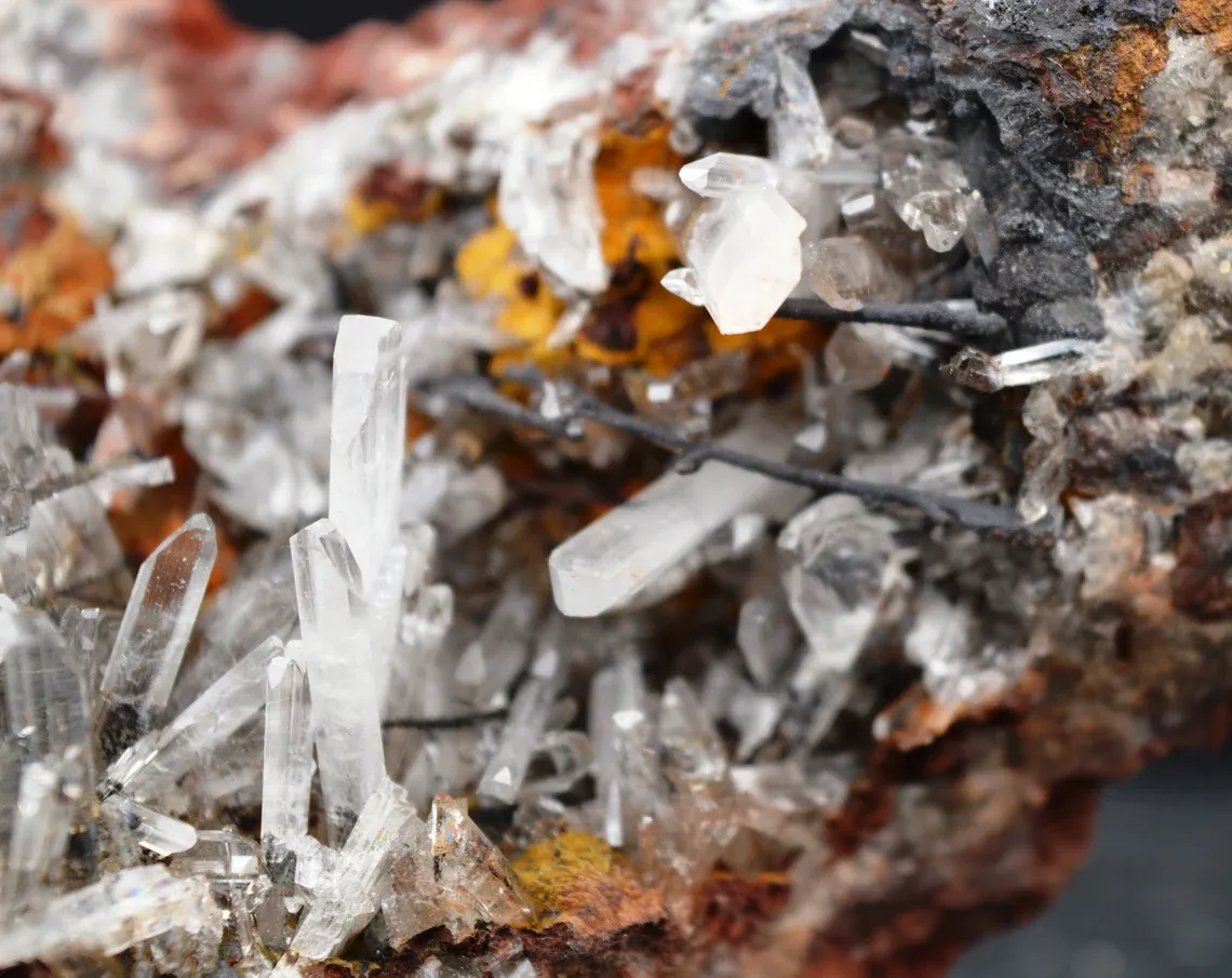 Hemimorphite manganite 319 grams - Ojuela Mine, Mapimí, Mun. from Mapimí, Durango, Mexico - image 3