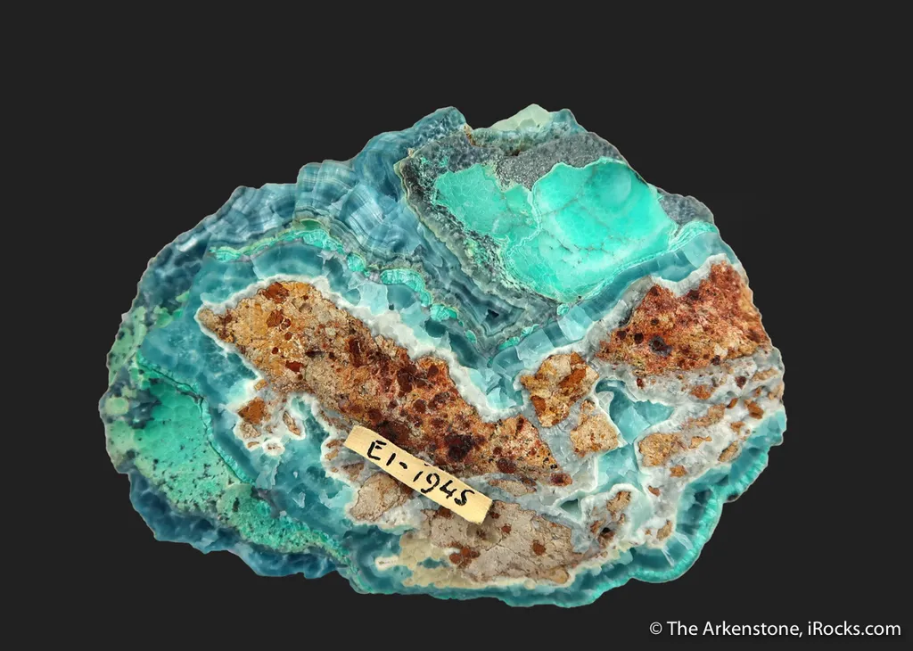 Hemimorphite on Aurichalcite on Hemimorphite - image 4