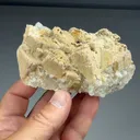 Hemimorphite on Fluorite - image 2