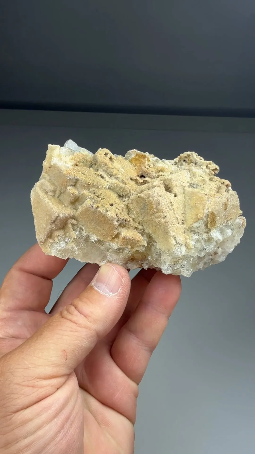 Hemimorphite on Fluorite - image 2