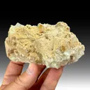 Hemimorphite on Fluorite - image 1