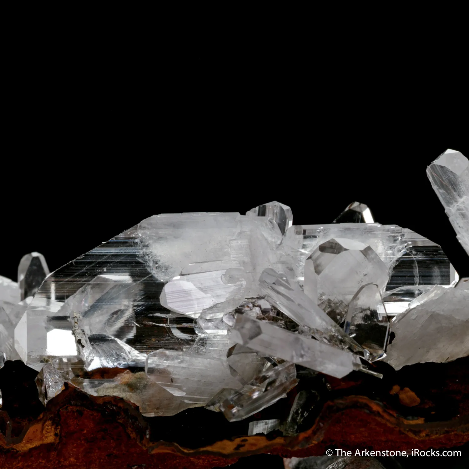 Hemimorphite on Limonite - image 5