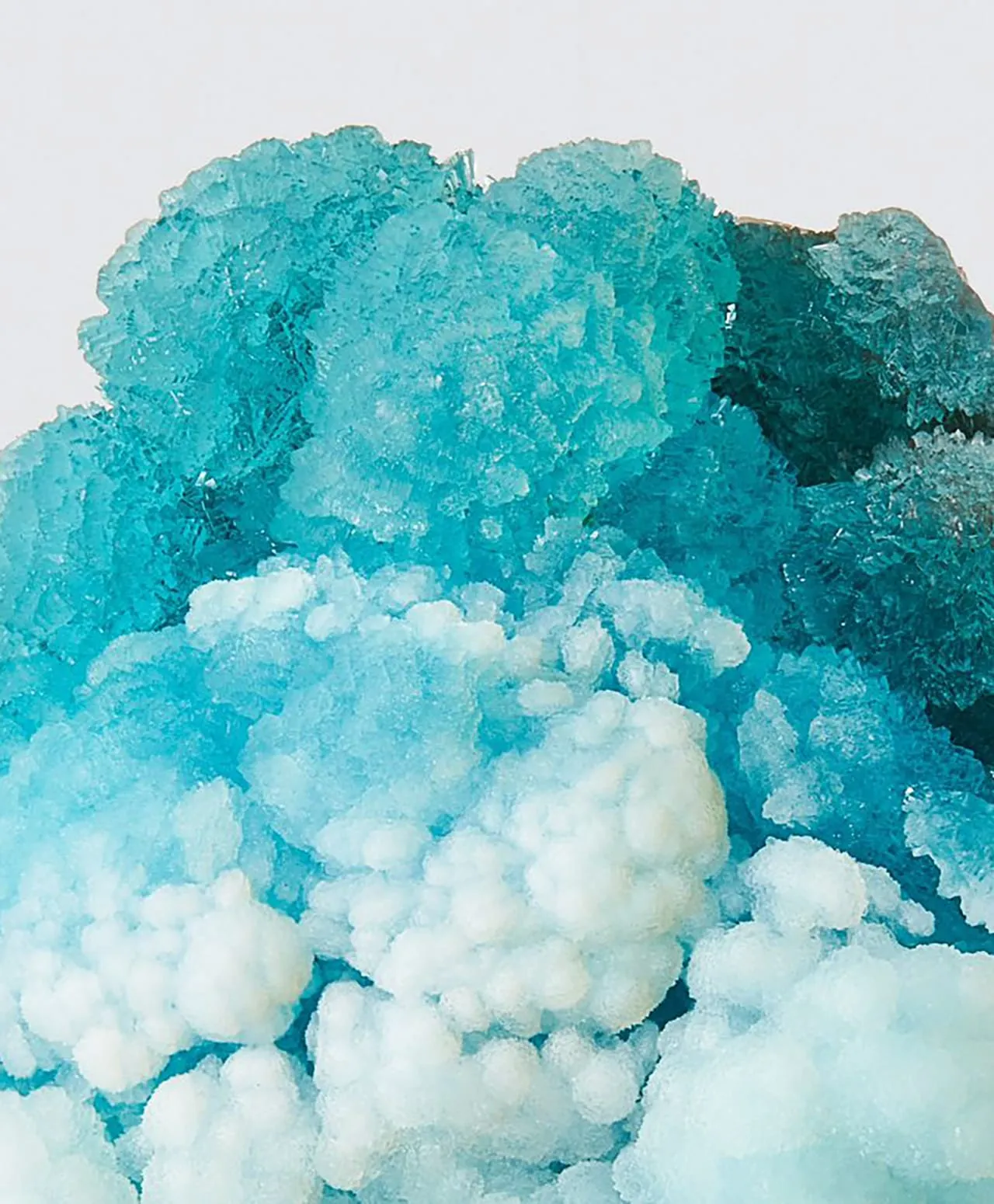 Hemimorphite on Quartz, Malipo Mine, Wenshan Co., Yunnan Prov, China - image 2