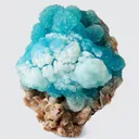 Hemimorphite on Quartz, Malipo Mine, Wenshan Co., Yunnan Prov, China - image 1