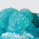 Hemimorphite on Quartz, Malipo Mine, Wenshan Co., Yunnan Prov, China - image 3