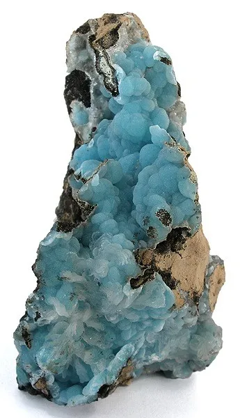 Hemimorphite, Quartz image