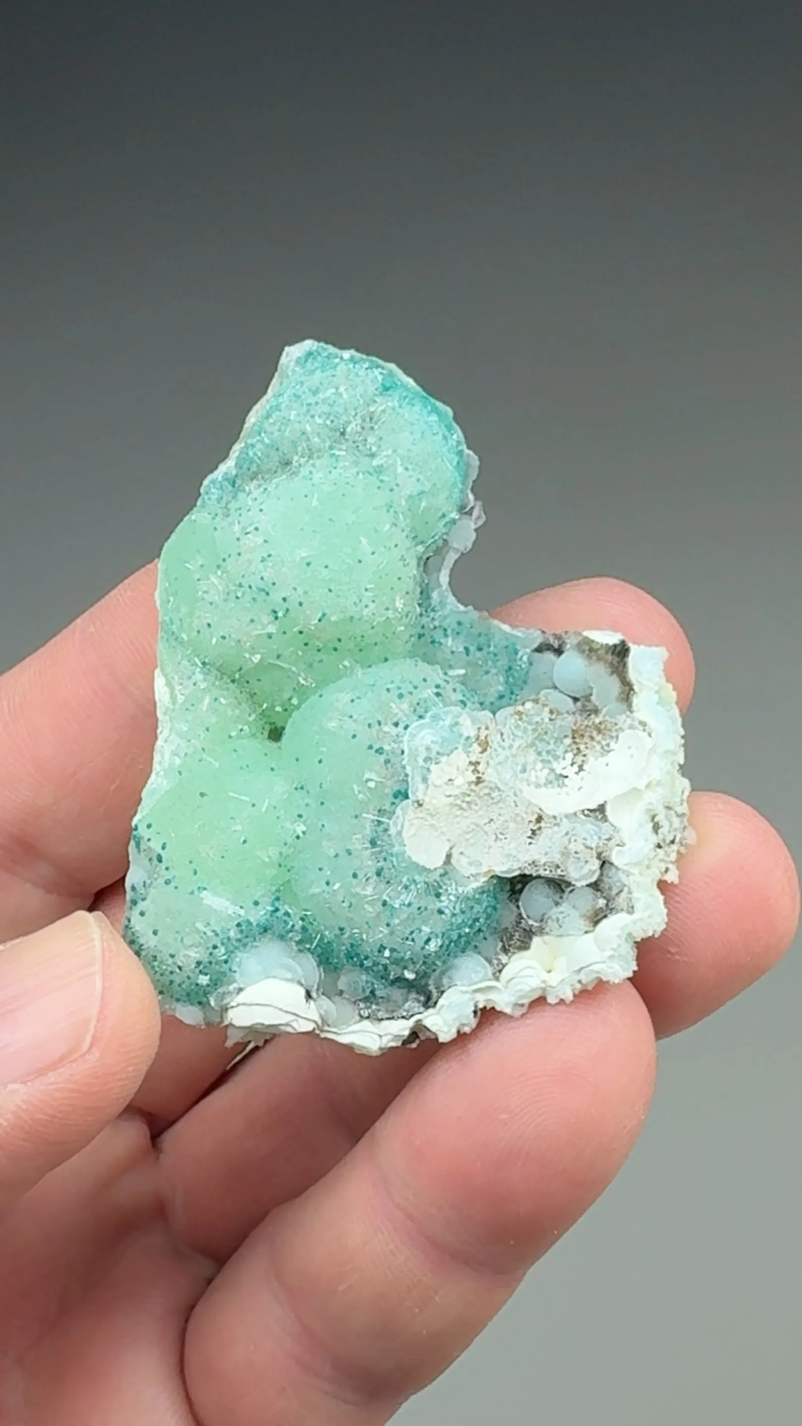 Hemimorphite with Aurichalcite - image 2