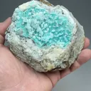 Hemimorphite with Aurichalcite, Quartz - image 2
