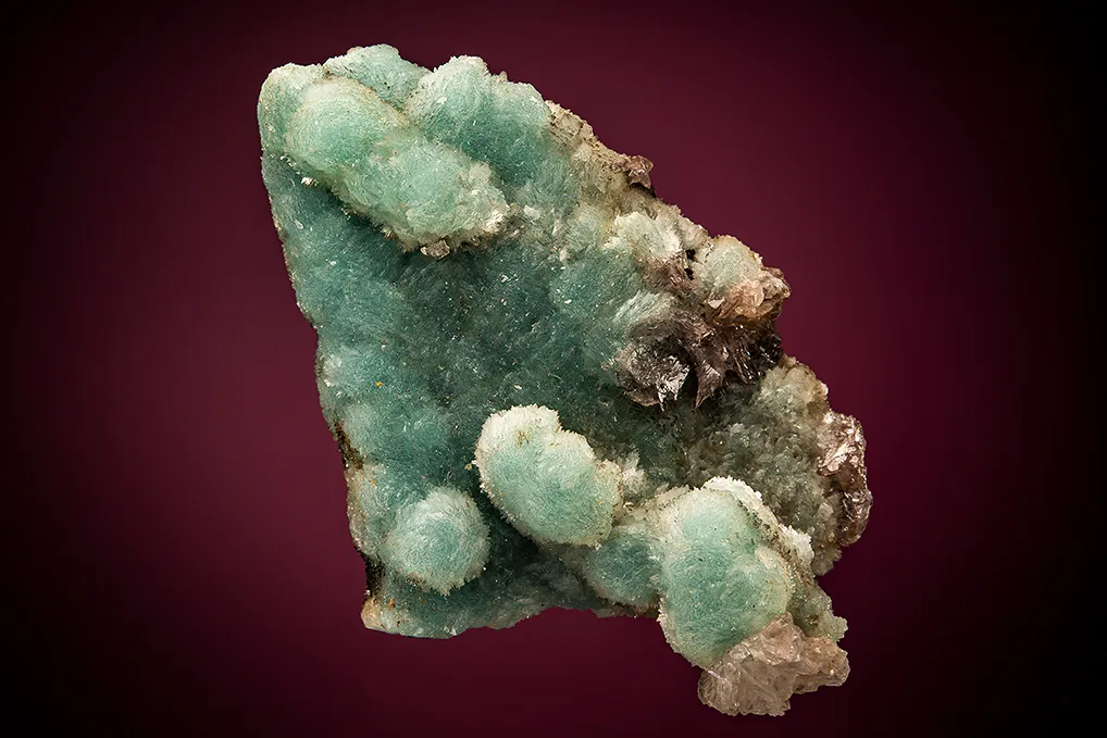 Hemimorphite with Calcite image