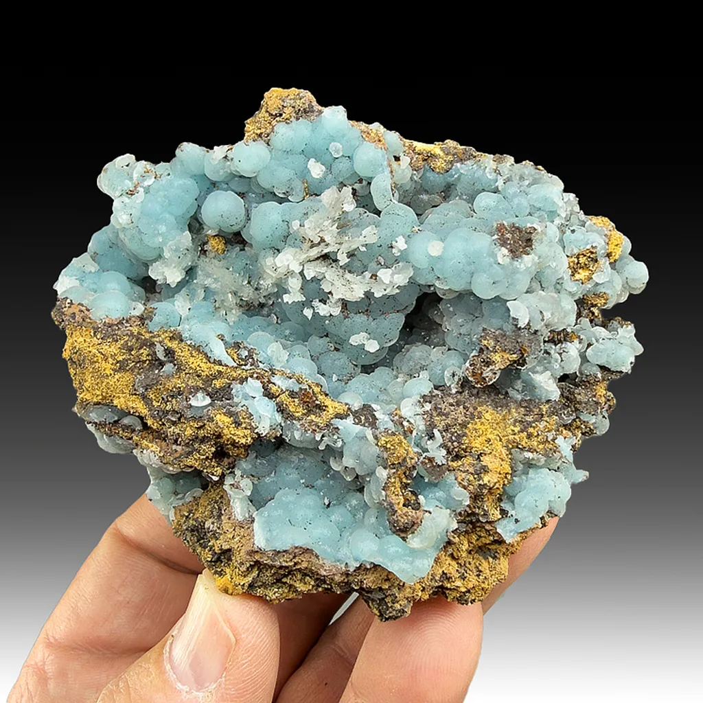 Hemimorphite with Calcite image