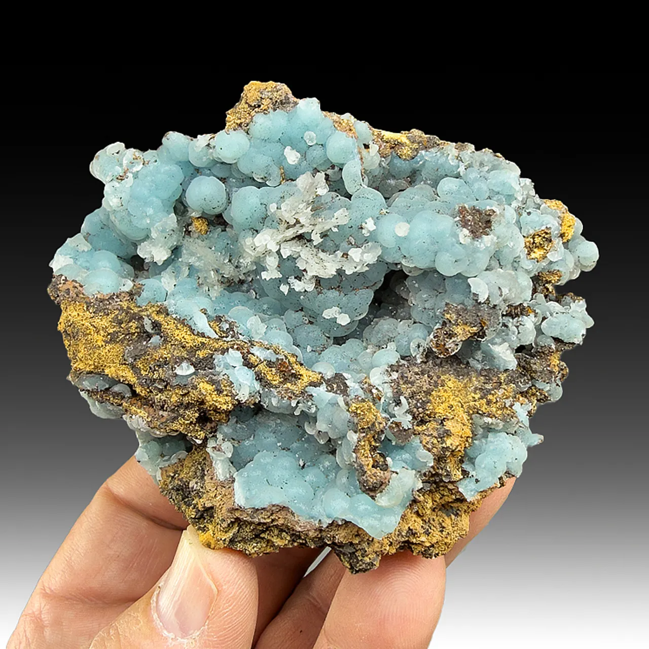 Hemimorphite with Calcite - image 1